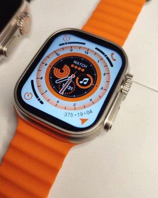 Lookar T800 Ultra Smart Watch Series 8 ORANGE Smartwatch(ORANGE Strap, FREESIZE)
