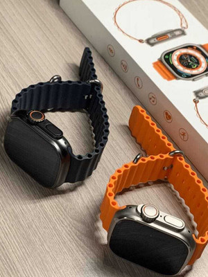 YAROH T800 Ultra Smart Watch Series 8 ORANGE Smartwatch(orange Strap, FREESIZE)