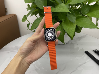 Wookt T800 smart watch & S8 4G network Android System T800 Ultra T6 Smartwatch(Orange Strap, Free Size)