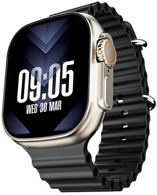 Jinisha T800 Ultra Smart Watch & BLUETOOTH CALLING (BLACK STRAP) Smartwatch(BLACK Strap, FREESIZE)