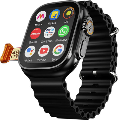 zdea T800 BT Smartwatch Touchscreen Watch with IP67 Waterproof Smartwatch(black Strap, FREE)