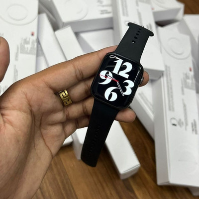 Wrixty T500 Pro Max Bluetooth calling, Music Play, Notifications, touch screen, sport Smartwatch(Black Strap, Standard Size)