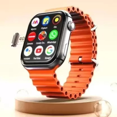 Vinayak T800 Ultra 8 Smartwatch With Calling Technology Smart Band S18 Smartwatch(ORANGE Strap, FREE SIZE)