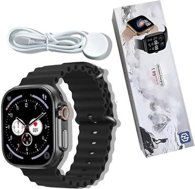 WIDOS Stylish Smartwatch with Durable Strap and Bold Look Smartwatch(BLACK Strap, Free Size)