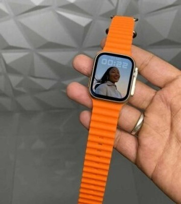 Neel Enterprises T800 Ultra 4G S8 Smartwatch(Orange Strap, Free Size)