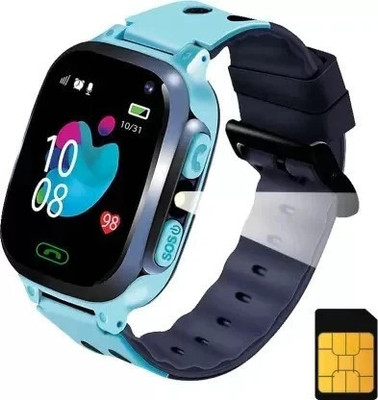 Sekyo Secura Calling Smart Watch for Kids | Selfie Camera, SOS, Remote Monitoring, Smartwatch(Use Sim Card Kids smart watch With Parent Control | Long Battery, Blue Strap, Comfort Fit)