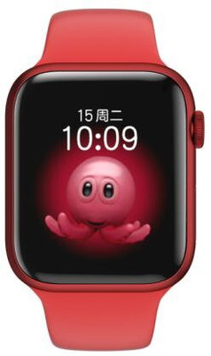 Vishaq Ultra I8 pro Max Series 8 Bluetooth Call 4G Network Smartwatch(Red Strap, Free Size)