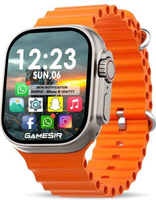 RLS woT800 Smartwatch(Orange-1 Strap, free)