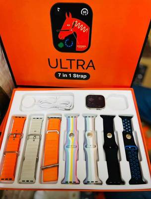 maavi Watch 8 Ultra 7 In 1 49 MM BT Calling Sports Mode Fitness 7 Belt For Men & Women Smartwatch