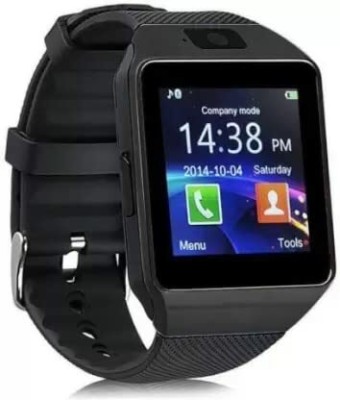 GUGGU NBZ_294V Dz09 Smart Watch Smartwatch(Black Strap, Free Size)