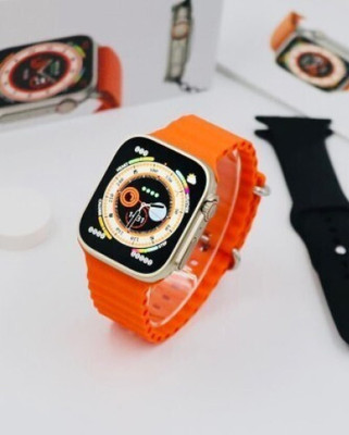 ARFIRE MUST BUY T800 ULTRA Smartwatch(Orange Strap, Free Size)
