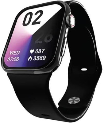 Roods New T500 Smart Watch with Bluetooth Calling + New Features Smartwatch(Black Strap, Free Size)