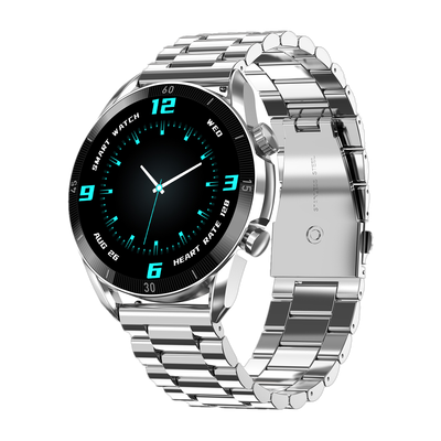 Fire-Boltt Legacy 36.3mm (1.43") AMOLED Display, Bluetooth Calling Wireless Charging Smartwatch(Silver Strap, 1.43)