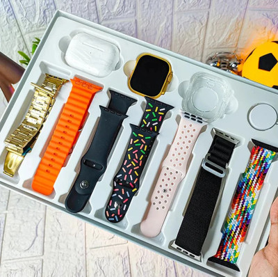 Modorwy H20 Diwali GIFT + TWS BT Calling Smartwatch - Always On Display - Wallpaper Chat Smartwatch(Multicolor Strap, 2 inch Big sunlight proof LCD Display) Modorwy H20 Diwali GIFT + TWS BT Calling Smartwatch - Always On Display - Wallpaper Chat Smartwatch(Multicolor Strap, 2 inch Big sunlight proof LCD Display)