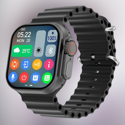 KadWaniya T800 Ultra Smart Watch With bluetooth calling Smartwatch(Black Strap, 49MM)