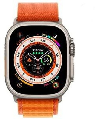 technofill SMART WATCH 8 ULTRA Smartwatch(Orange Strap, FREE SIZE)
