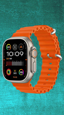 PROBMX T800 ULTRA SMARTWATCH Smartwatch(ORANGE Strap, 1.99)