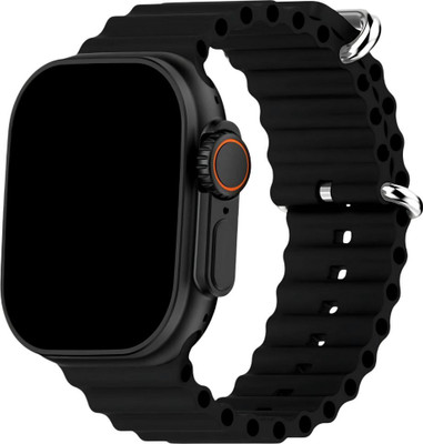 zdea T800 ULTRA SMART WATCH BLACK AG100 Smartwatch(Black Strap, FREE)