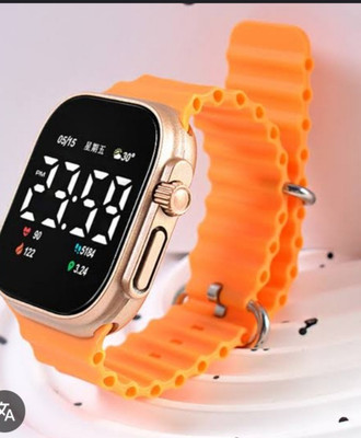 TechElectro T800 Ultra Smart Watch Series 8 ORANGE Smartwatch(ORANGE Strap, FREESIZE)