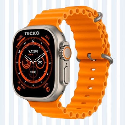 KadWaniya T800 Ultra Smart Watch With bluetooth calling Smartwatch(Orange Strap, 49MM)