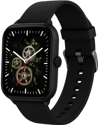 WauroNix WauroNix H9 New Black With Stylish Strap Watch Smartwatch Smartwatch(Black Strap, Standard (2.01-inch display))