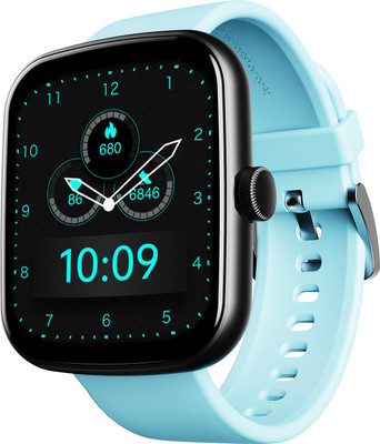 BoAt Wave Beat With 600+ Watch Faces, 1.69″ HD Display And Crest Health Ecosystem Smartwatch (Blue Strap, Free Size) For Rs. 899 @ 85 %