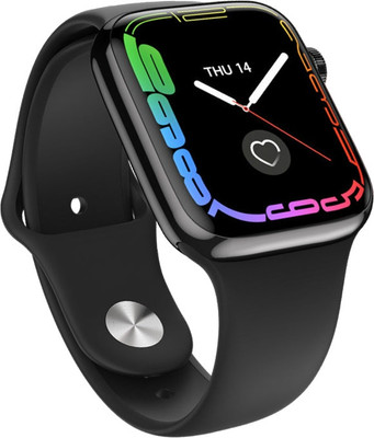 FUK Bluetooth Calling, Touchscreen, Activity Tracking For Men Women Boys & Girls Smartwatch(Black Strap, FREE SIZE)