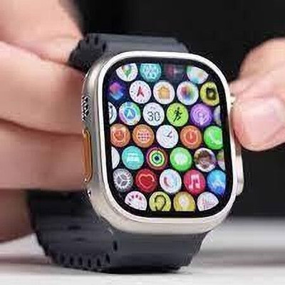 Hanuman Enterprise T800 smart watch T800 Ultra for men and women Smartwatch(Black Strap, Free Size)