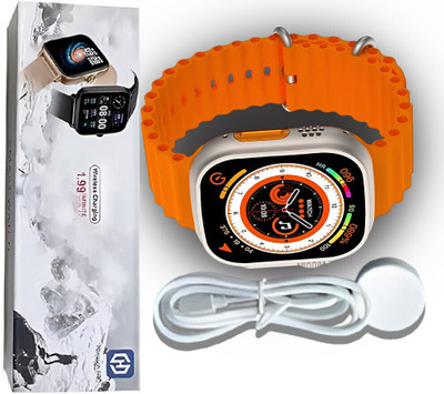 WIDOS Smartwatch with Elegant Look and Fitness Applications Smartwatch(ORANGE Strap, Free Size)