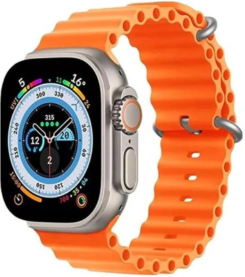 DADO Smart Watch,Sports Mode,Heart,SpO2 Monitoring,IP68 Fast Charging Smartwatch(Orange Strap, Free Size)