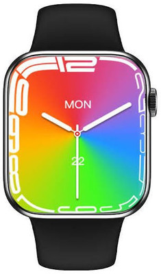 WEARFIT HW 7 Max 1.99"Premium CurvedDisplay Bluetooth5.0 Calling Smartwatch(Black Strap, Free Size)