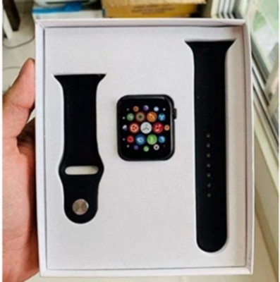 MindsArt T500 With Bluetooth Calling Features Smartwatch(Black Strap, Free)