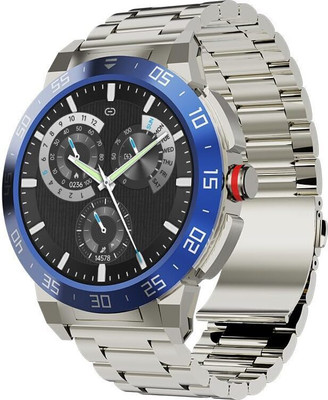 Miracle Digital Alpha Pro Premium Smart Watch with 1.46 Super HD Round Display Smartwatch(Silver Strap, 1.46)