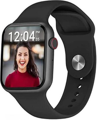 Roods T500 Smartwatch New With Fast Charging & BT Calling Smartwatch(Black Strap, Free Size)
