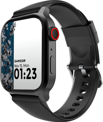 GameSir Newly Edge-lite Smartwatch With BT Calling Fitness Tracking Multi-Sport Modes Smartwatch(Black Strap, Free size)