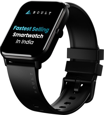 Boult Drift Bluetooth Calling, 1.69inch HD Display Smartwatch(Black Strap, Free Size)