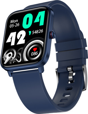 Fire-Boltt Ninja Pro Max Plus 46.5mm (1.83), 2.5D Curved Glass, Ultra Thin, Smart Health Smartwatch(Blue Strap, Free Size)