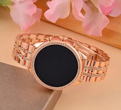 ModishOmbre GEN 9 crystal-studded smartwatch, complete with a rose gold dial Smartwatch(Multicolor Strap, 1.70 Inch Sunlight proof Crystal Amoled Display)