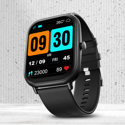 Fire-Boltt Hunter 51.1mm (2.01) HD Display Bluetooth Calling Single Chipset, Metal Body Smartwatch(Black Strap, Free Size)