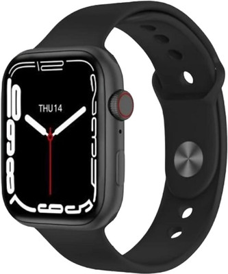 Ultrafit I7 Pro Max With Android & IOS With Bluetooth Calling Features Smartwatch(Black Strap, Free)