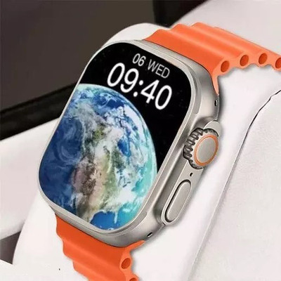 TechElectro T800 Ultra Smart Watch Series 8 For Men & Women Smartwatch(ORANGE Strap, Free Size)