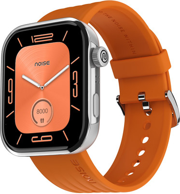 Noise Pro 5 1.85 AMOLED Always-on Display, DIY Watch face, SoS Technology, BT Calling Smartwatch(Orange Strap, Regular)