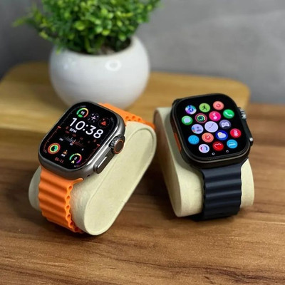Moktu T800 Ultra Smart Watch Series 8 ORANGE522 Smartwatch(ORANGE Strap, FREESIZE)