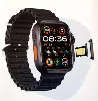 Kartmaq T800 Ultra Smart Watch Series 8 For Men & Women Smartwatch(black Strap, Free Size)