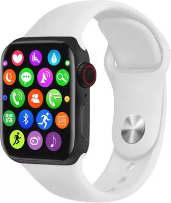 THE MOBILE POINT Display with Advanced Bluetooth Calling, 850 Nits Brightness Smartwatch(White Strap, Free)