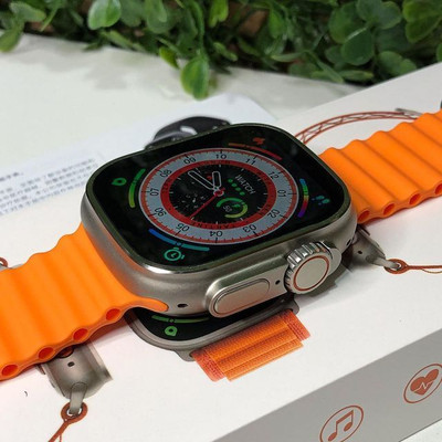 Wookt T800 Ultra Smart Watch Series 8ORANGE:- om/01 Smartwatch(ORANGE Strap, FREESIZE)