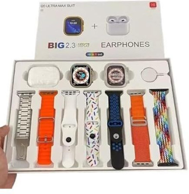 EVAAENTERPRISES Multicolor 7 Strap Watch with Earbud Smartwatch(Multicolor Strap, free)