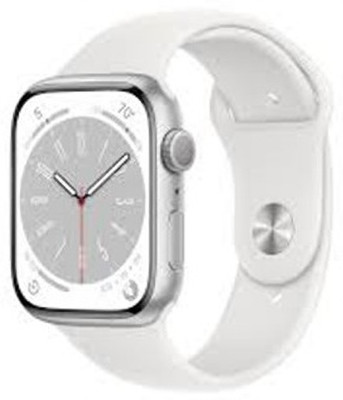 ASWITY Stylish Smartwatch T55 Series 9 with Extra Straps Full Touch Fitness Tracker Smartwatch(White Strap, Free Size)
