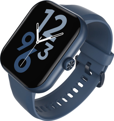 DIZO WATCH D PRO WITH CALLING,D1 CHIPSET,OS,1.85 INCH DISPLAY(Blue Strap, Regular)
