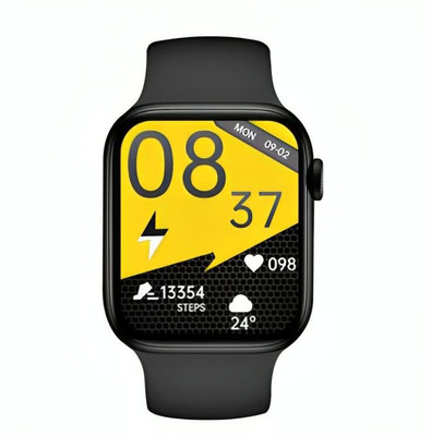 Wrixty T500 Pro Max BT Calling Touch Watch with Many Features Music Camera Health Sport Smartwatch(Black Strap, 1.67 Inch Curved Display)